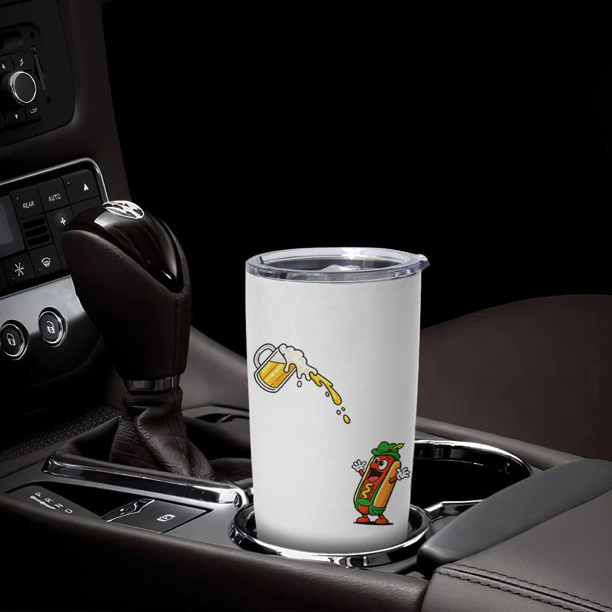 Funny Sausage Waiting For Beer Tumbler Cup Oktoberfest Gift TS12 Print Your Wear