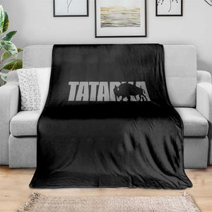 Vintage Tatanka Bison Throw Blanket Native American Buffalo Graphic TS12 Print Your Wear