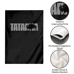 Vintage Tatanka Bison Garden Flag Native American Buffalo Graphic TS12 Print Your Wear