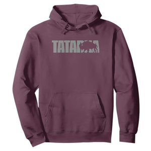 Vintage Tatanka Bison Hoodie Native American Buffalo Graphic TS12 Maroon Print Your Wear
