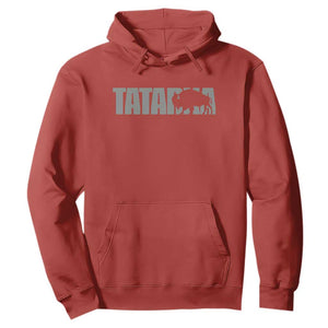 Vintage Tatanka Bison Hoodie Native American Buffalo Graphic TS12 Red Print Your Wear