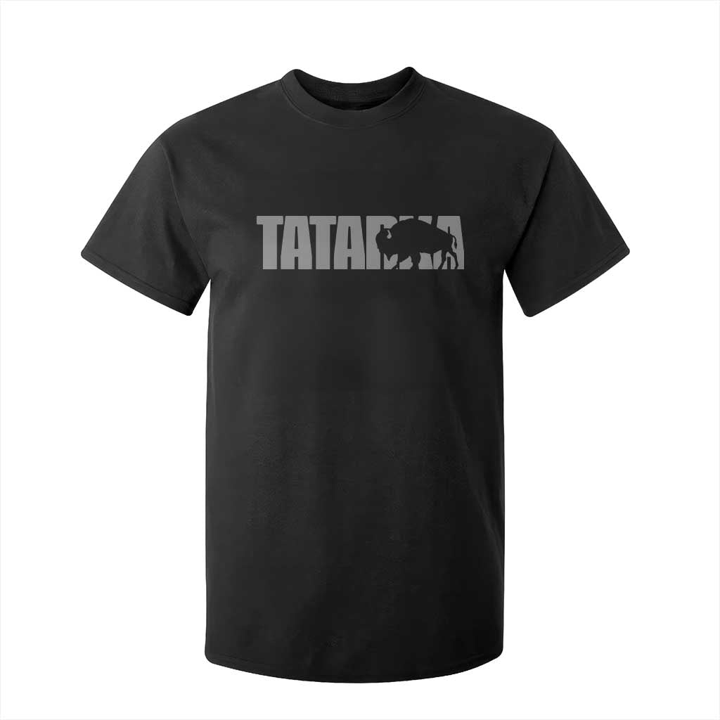 Vintage Tatanka Bison T Shirt For Kid Native American Buffalo Graphic TS12 Black Print Your Wear