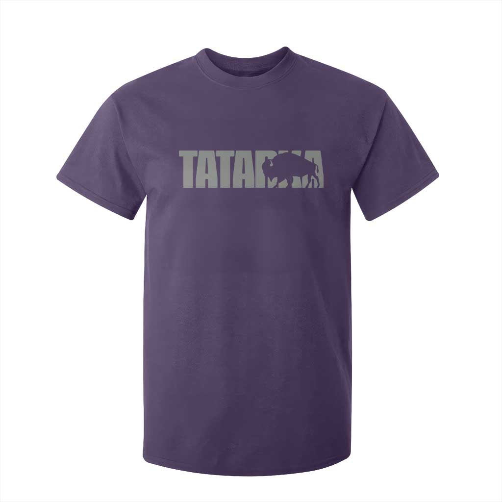 Vintage Tatanka Bison T Shirt For Kid Native American Buffalo Graphic TS12 Purple Print Your Wear