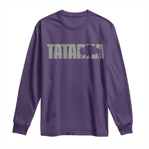 Vintage Tatanka Bison Long Sleeve Shirt Native American Buffalo Graphic TS12 Purple Print Your Wear