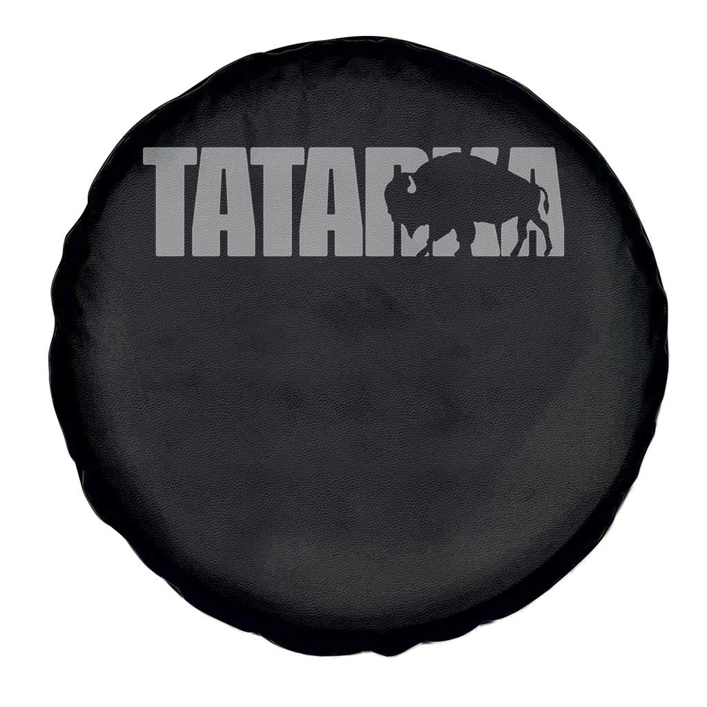 Vintage Tatanka Bison Spare Tire Cover Native American Buffalo Graphic TS12 Print Your Wear