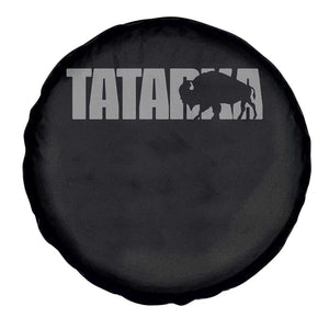 Vintage Tatanka Bison Spare Tire Cover Native American Buffalo Graphic TS12 Print Your Wear