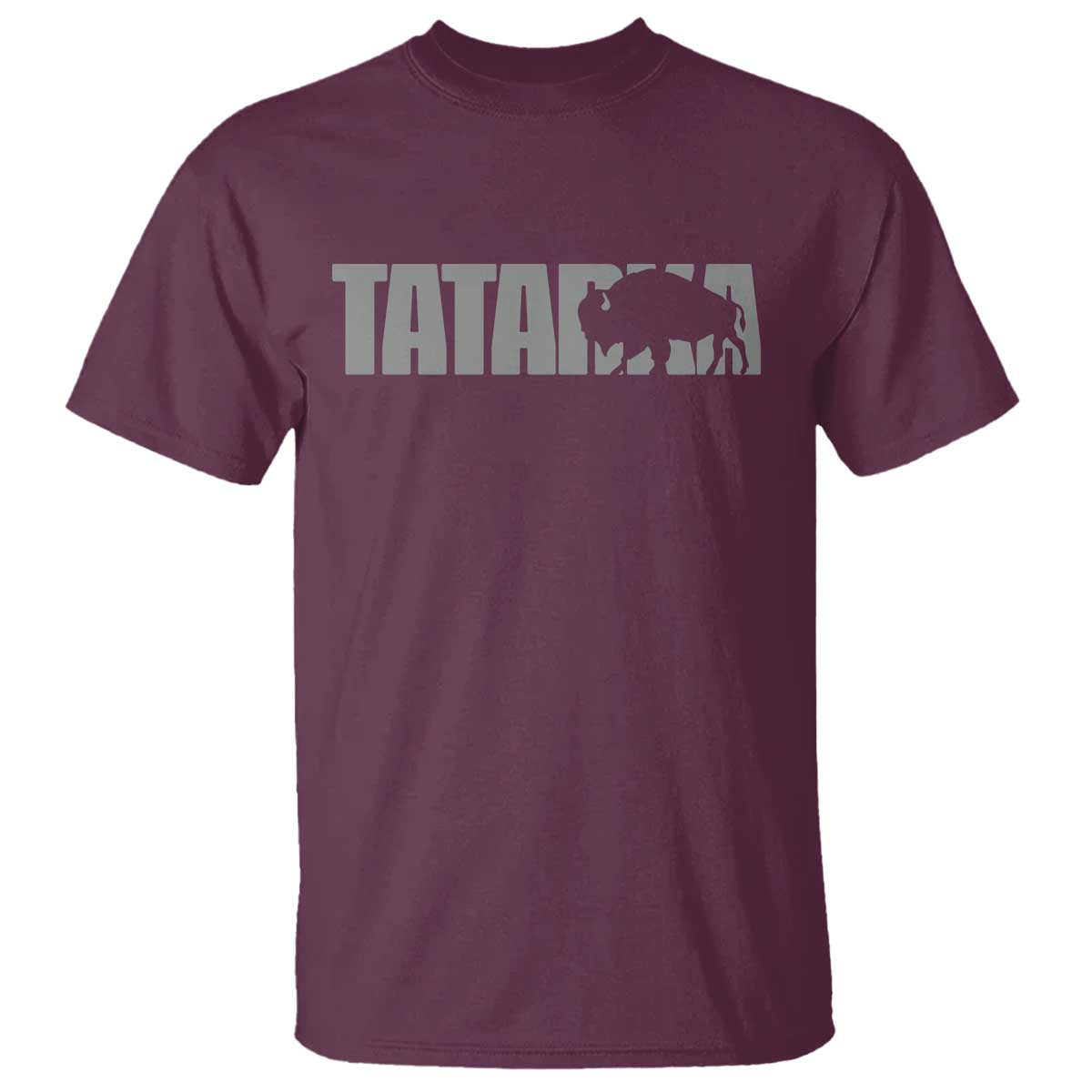Vintage Tatanka Bison T Shirt Native American Buffalo Graphic TS12 Maroon Print Your Wear