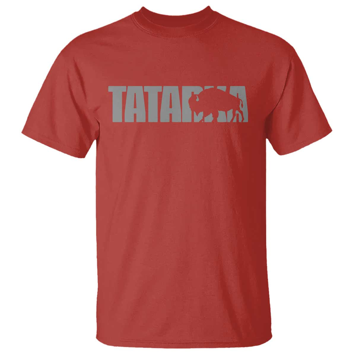 Vintage Tatanka Bison T Shirt Native American Buffalo Graphic TS12 Red Print Your Wear
