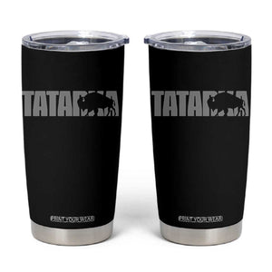 Vintage Tatanka Bison Tumbler Cup Native American Buffalo Graphic TS12 Black Print Your Wear