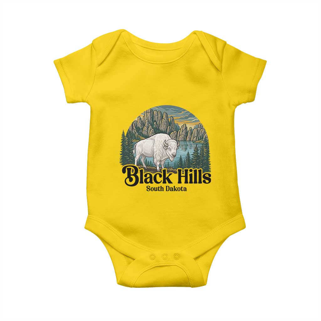Black Hills South Dakota White Buffalo Baby Onesie State Pride Gift TS12 Daisy Print Your Wear