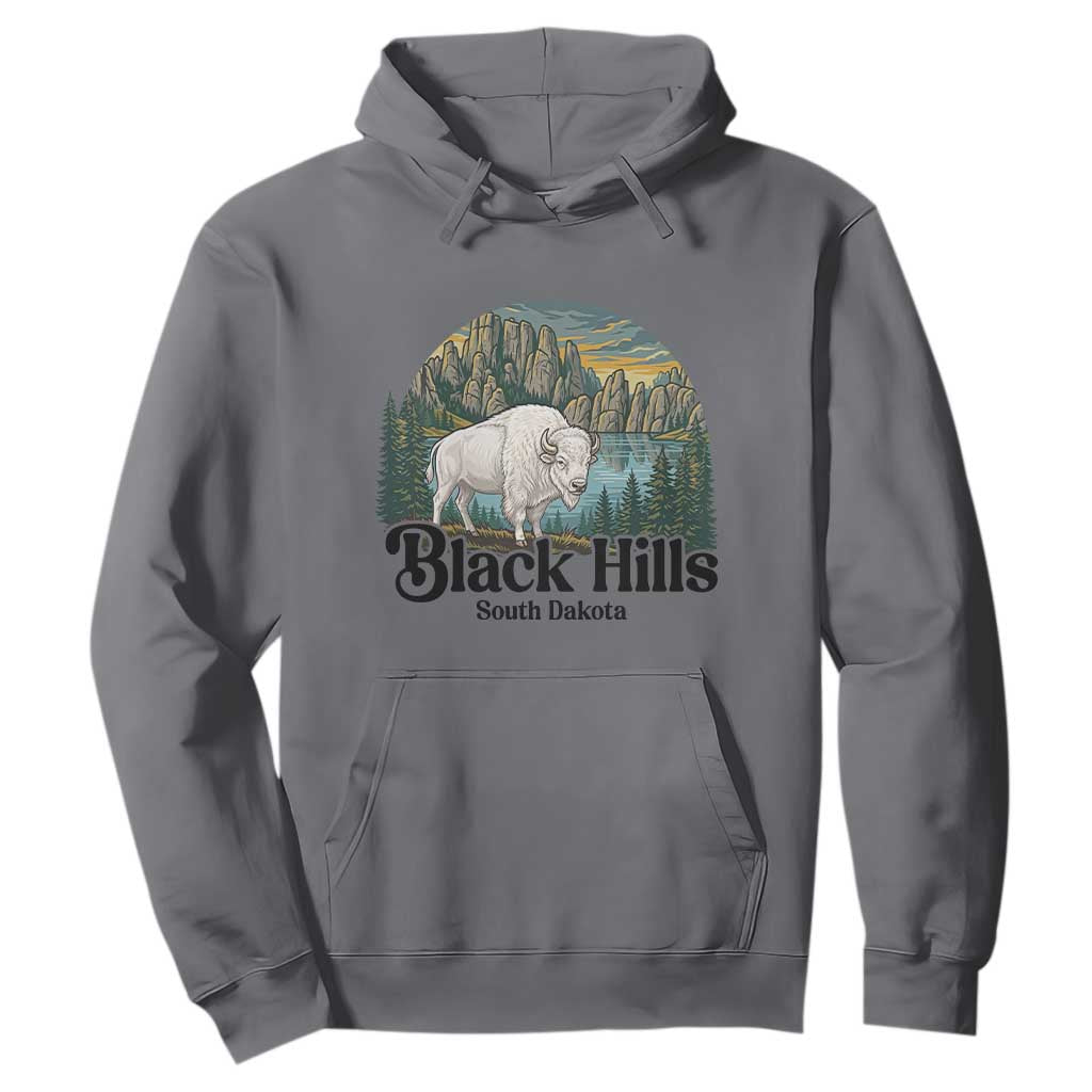 Black Hills South Dakota White Buffalo Hoodie State Pride Gift TS12 Charcoal Print Your Wear
