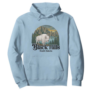 Black Hills South Dakota White Buffalo Hoodie State Pride Gift TS12 Light Blue Print Your Wear