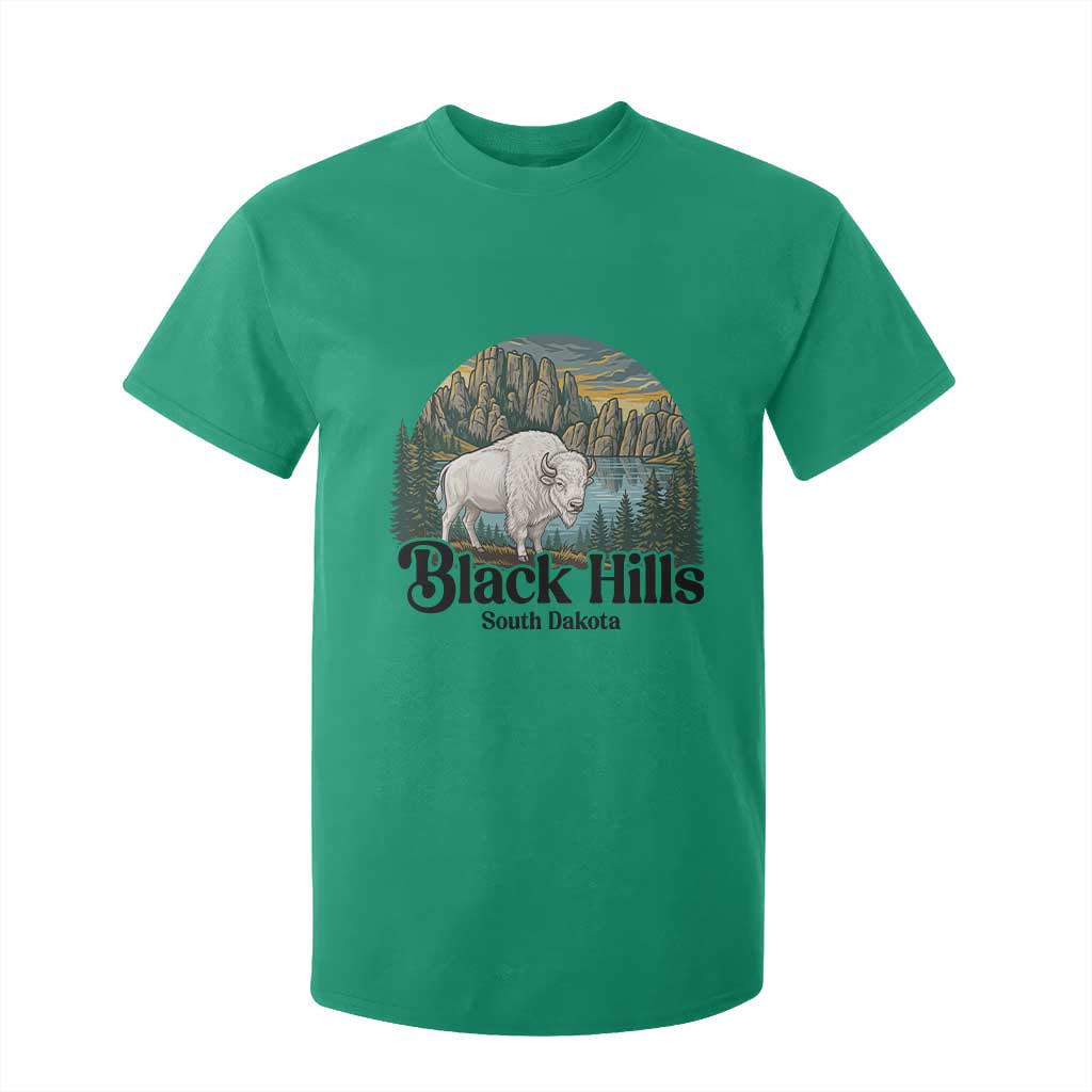 Black Hills South Dakota White Buffalo T Shirt For Kid State Pride Gift TS12 Irish Green Print Your Wear