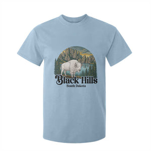 Black Hills South Dakota White Buffalo T Shirt For Kid State Pride Gift TS12 Light Blue Print Your Wear