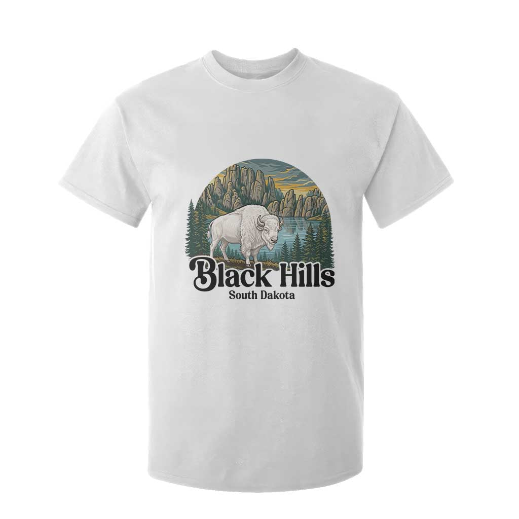Black Hills South Dakota White Buffalo T Shirt For Kid State Pride Gift TS12 White Print Your Wear