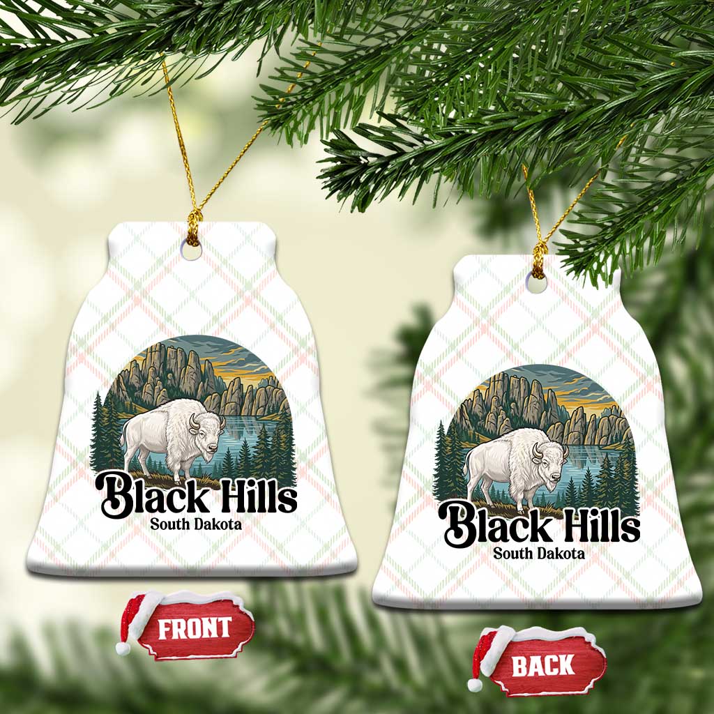 Black Hills South Dakota White Buffalo Ceramic Ornament State Pride Gift TS12 Print Your Wear