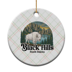 Black Hills South Dakota White Buffalo Ceramic Ornament State Pride Gift TS12 1pc Christmas Plaid Print Your Wear
