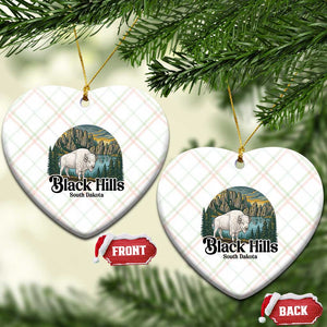 Black Hills South Dakota White Buffalo Ceramic Ornament State Pride Gift TS12 Print Your Wear