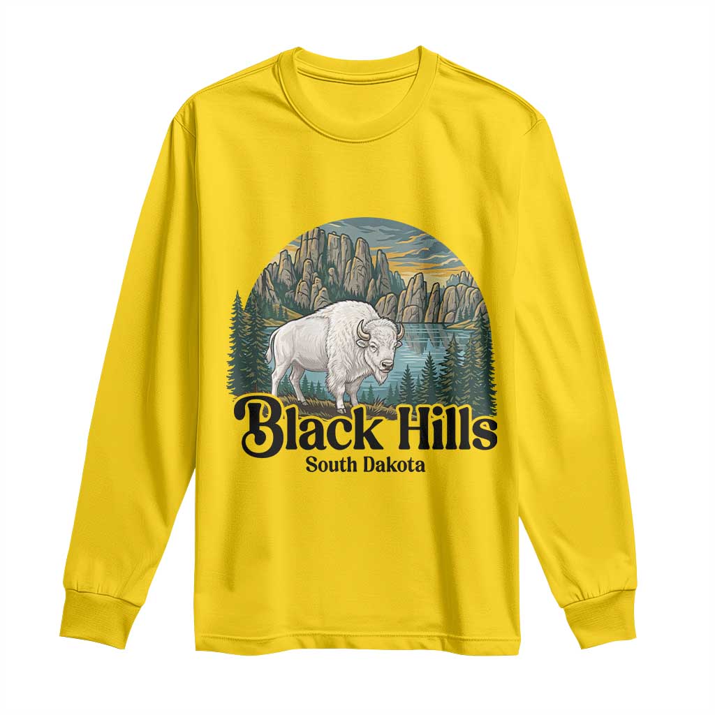 Black Hills South Dakota White Buffalo Long Sleeve Shirt State Pride Gift TS12 Daisy Print Your Wear