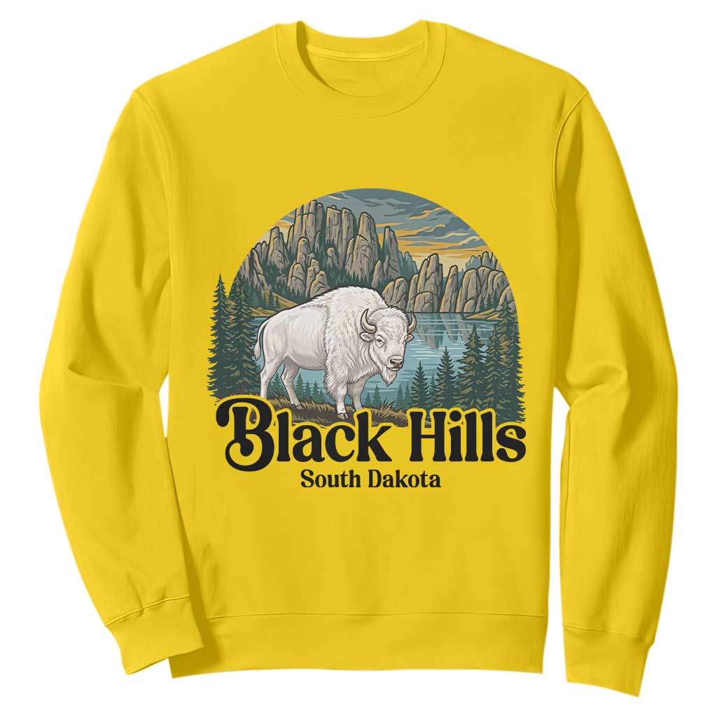 Black Hills South Dakota White Buffalo Sweatshirt State Pride Gift TS12 Daisy Print Your Wear