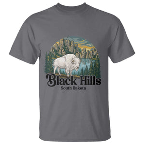 Black Hills South Dakota White Buffalo T Shirt State Pride Gift TS12 Charcoal Print Your Wear