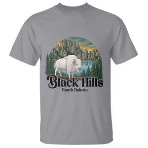 Black Hills South Dakota White Buffalo T Shirt State Pride Gift TS12 Sport Gray Print Your Wear