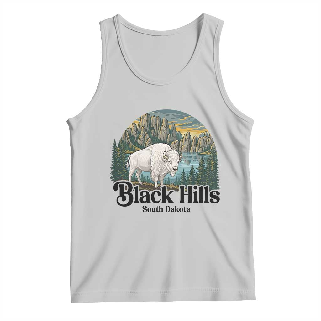 Black Hills South Dakota White Buffalo Tank Top State Pride Gift TS12 Ash Print Your Wear