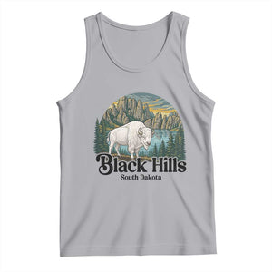 Black Hills South Dakota White Buffalo Tank Top State Pride Gift TS12 Athletic Heather Print Your Wear