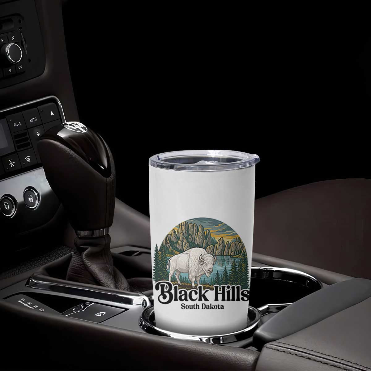 Black Hills South Dakota White Buffalo Tumbler Cup State Pride Gift TS12 Print Your Wear