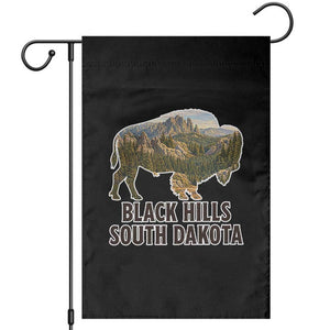 Black Hills South Dakota Bison Garden Flag State Pride Gift TS12 Black Print Your Wear