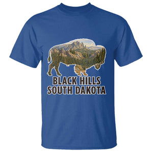 Black Hills South Dakota Bison T Shirt State Pride Gift TS12 Royal Blue Print Your Wear