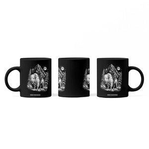 Vintage Native American Bison Rider Coffee Mug Indigenous Warrior Graphic TS12 Print Your Wear