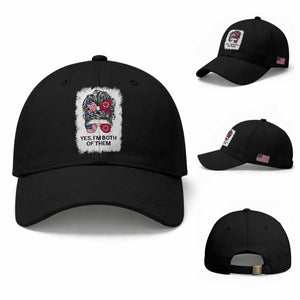 Lakota And American Pride Baseball Cap Im Both Of Them Oglala Native Heritage TS12 Baseball Cap Universal Fit Black Print Your Wear