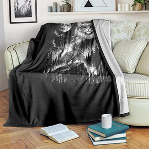 Vintage Geek Princess Cat Throw Blanket Full Moon Engraving Art Gift TS12 Print Your Wear