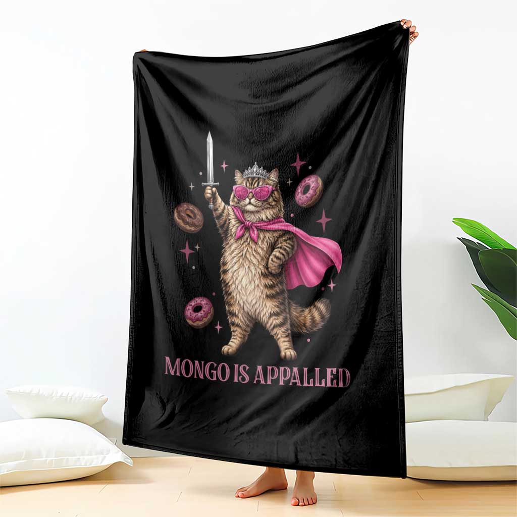 Cute Warrior Princess Cat With Sword Throw Blanket Fantasy Reader Gift TS12 Print Your Wear