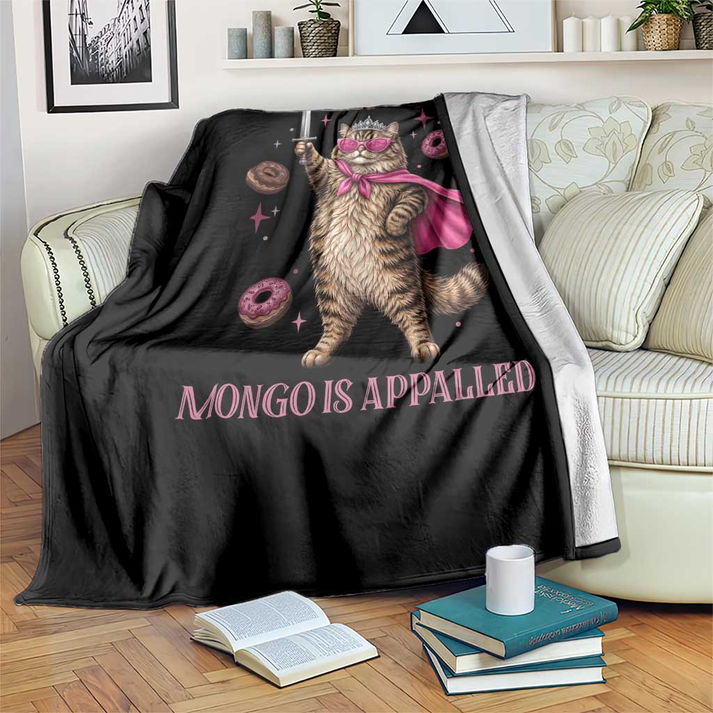 Cute Warrior Princess Cat With Sword Throw Blanket Fantasy Reader Gift TS12 Print Your Wear