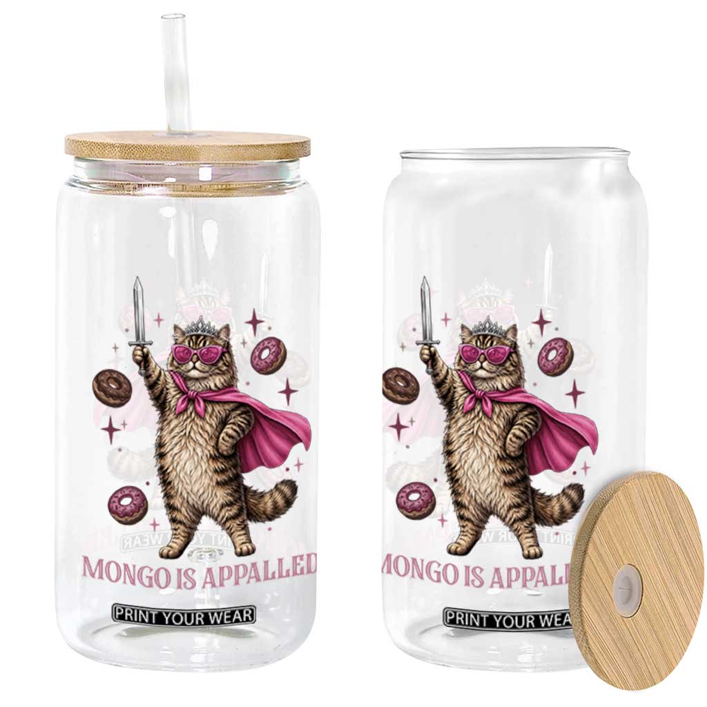Cute Warrior Princess Cat With Sword Glass Can Fantasy Reader Gift TS12 Print Your Wear