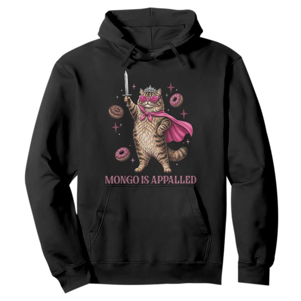 Cute Warrior Princess Cat With Sword Hoodie Fantasy Reader Gift TS12 Black Print Your Wear