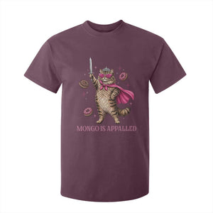 Cute Warrior Princess Cat With Sword T Shirt For Kid Fantasy Reader Gift TS12 Maroon Print Your Wear