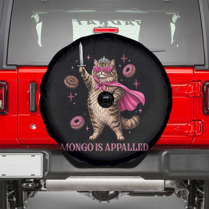 Cute Warrior Princess Cat With Sword Spare Tire Cover Fantasy Reader Gift TS12 Black Print Your Wear