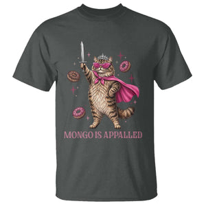 Cute Warrior Princess Cat With Sword T Shirt Fantasy Reader Gift TS12 Dark Heather Print Your Wear