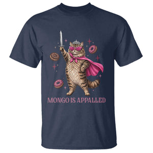 Cute Warrior Princess Cat With Sword T Shirt Fantasy Reader Gift TS12 Navy Print Your Wear