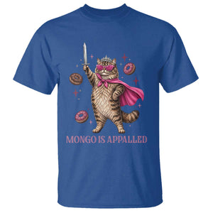 Cute Warrior Princess Cat With Sword T Shirt Fantasy Reader Gift TS12 Royal Blue Print Your Wear