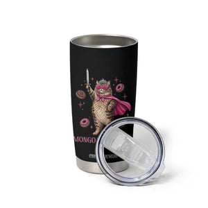 Cute Warrior Princess Cat With Sword Tumbler Cup Fantasy Reader Gift TS12 Print Your Wear