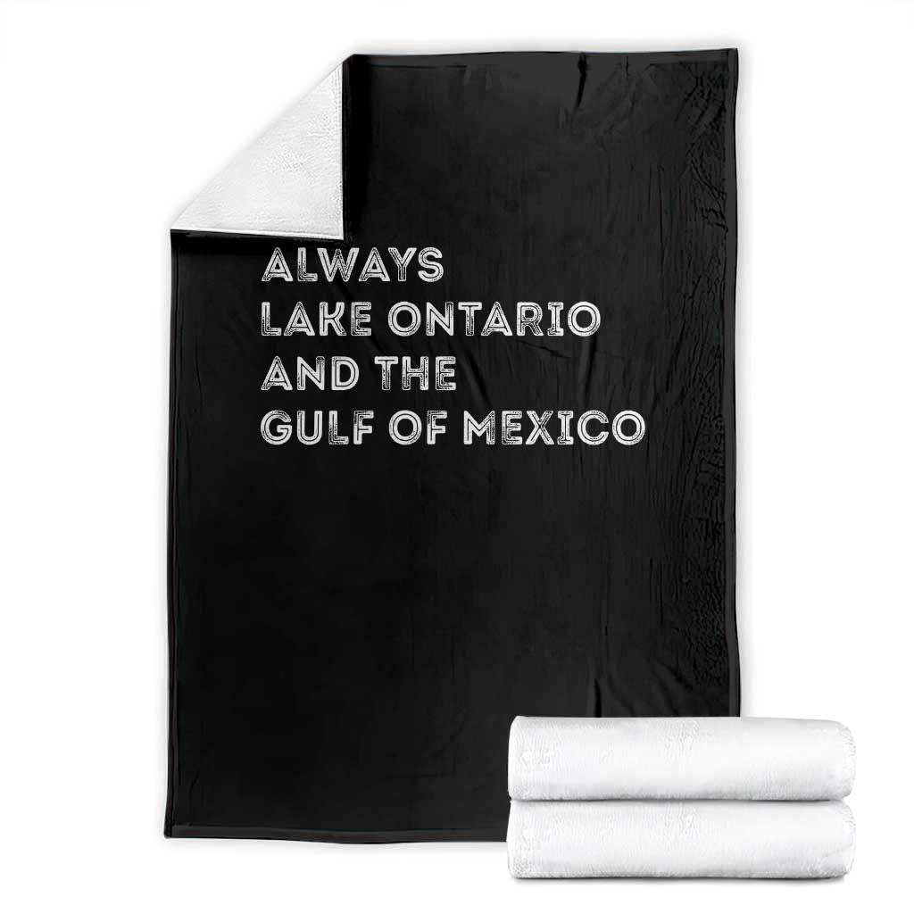 Always Lake Ontario And The Gulf Of Mexico Throw Blanket Great Lakes Life