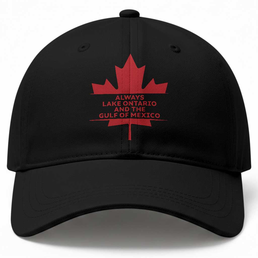 Always Lake Ontario And The Gulf Of Mexico Baseball Cap Canadian Lake Life Maple Leaf