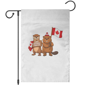 Lake Ontario Forever Otter Beaver Canada Garden Flag Great Lakes Life