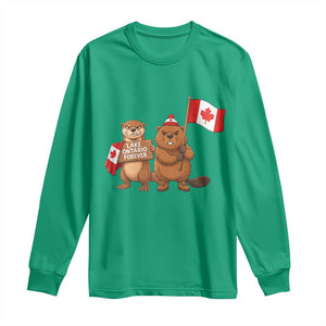 Lake Ontario Forever Otter Beaver Canada Long Sleeve Shirt Great Lakes Life