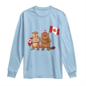 Lake Ontario Forever Otter Beaver Canada Long Sleeve Shirt Great Lakes Life