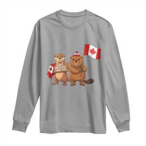 Lake Ontario Forever Otter Beaver Canada Long Sleeve Shirt Great Lakes Life